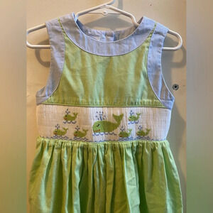 Vive Le Fete Smocked Whale Dress